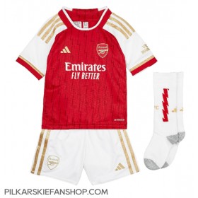 Koszulka piłkarska Arsenal Gabriel Jesus #9 Strój Domowy dla dzieci 2023-24 tanio Krótki Rękaw (+ Krótkie spodenki)
